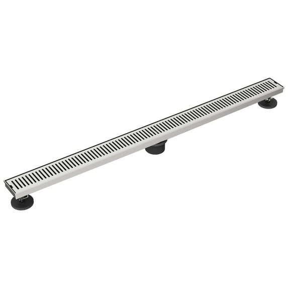 VIGO Elan 36 in. Linear Shower Drain in Brushed Nickel