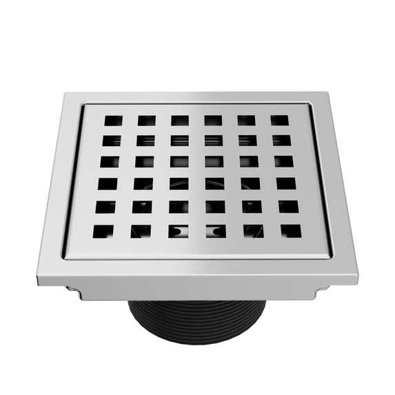 VIGO Elan Square Shower Drain in Chrome