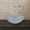 thumbnail image 1 of VIGO Frost Glass Circular Vessel Bathroom Sink with Faucet, 1 of 2