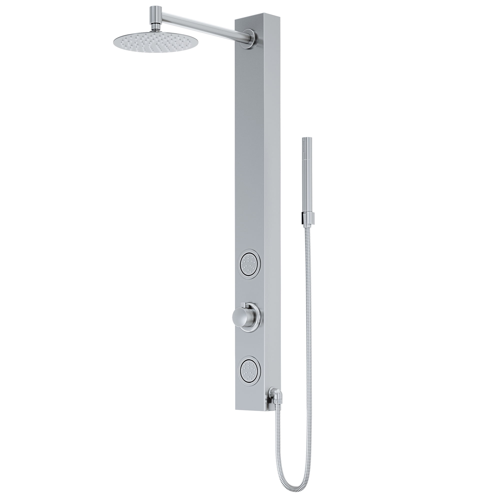 VIGO Gardenia 39 in. H x 4 in. W 2-Jet Shower Panel System with ...