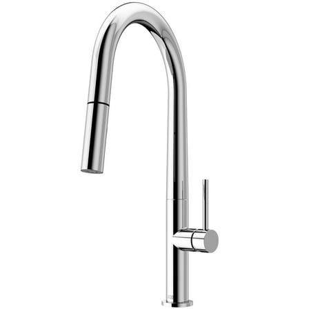VIGO Greenwich Single Handle Pull-Down Sprayer Kitchen Faucet in Chrome