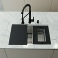 thumbnail image 1 of VIGO  Hampton 28 in. Stainless Steel Sink with Edison Faucet and Soap Dispenser, 1 of 5