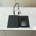 thumbnail image 1 of VIGO  Hampton Stainless Steel Kitchen Sink with Grid and Strainer with Accessories 28"L, 1 of 8
