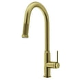 thumbnail image 1 of VIGO Hart Arched Single Handle Pull-Down Spout Kitchen Faucet Matte Brushed Gold, 1 of 13
