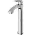 thumbnail image 1 of VIGO Linus Single Handle Single-Hole Bathroom Vessel Faucet in Brushed Nickel, 1 of 12
