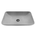 thumbnail image 1 of VIGO Lorca Gothic Gray Concreto Stone 22 in. L x 15 in. W x 5 in. H Rectangular Vessel Bathroom Sink, 1 of 8