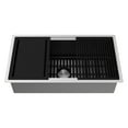thumbnail image 1 of VIGO Mercer Undermount Stainless Steel 36 in. Single Bowl Kitchen Sink with Accessories, 1 of 12