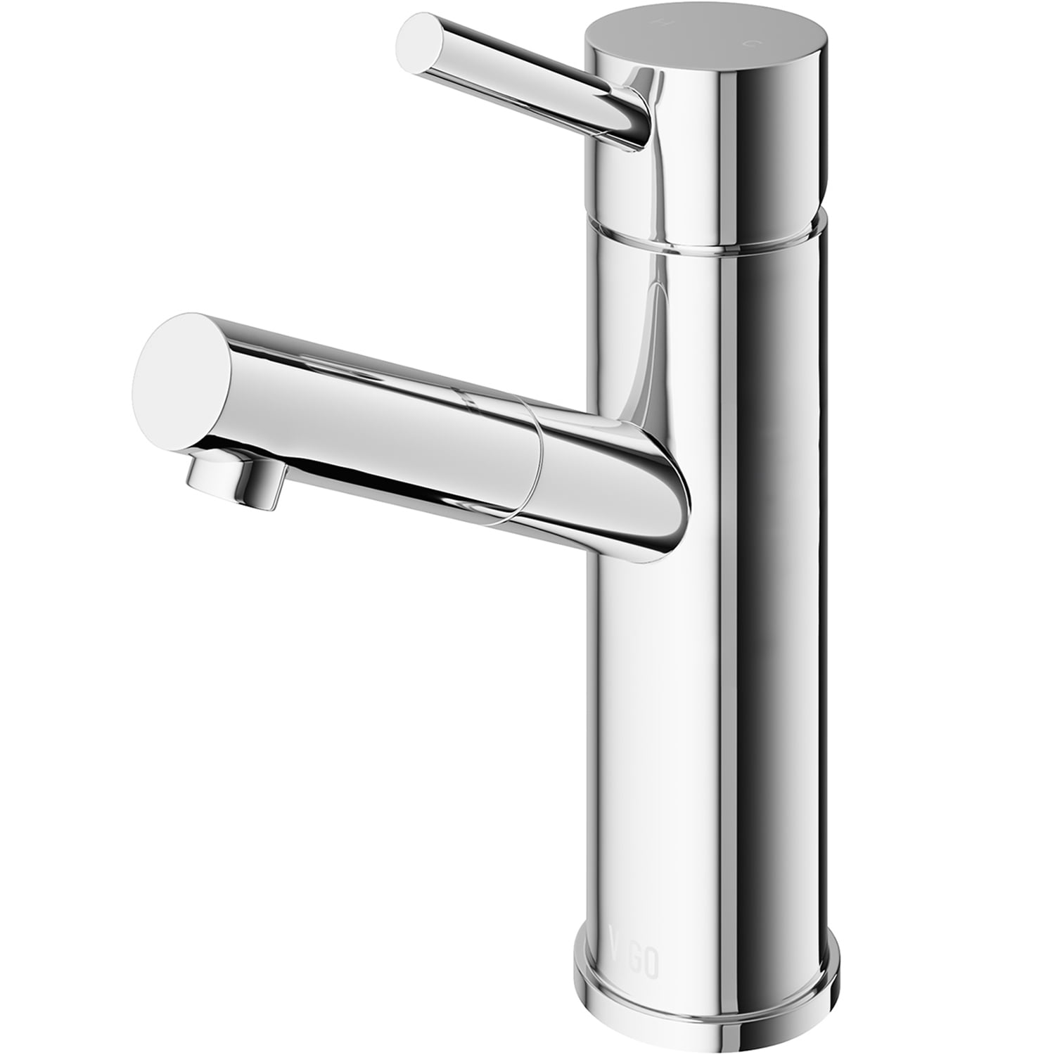 Noma Chrome Single Handle Single Hole Bathroom Faucet