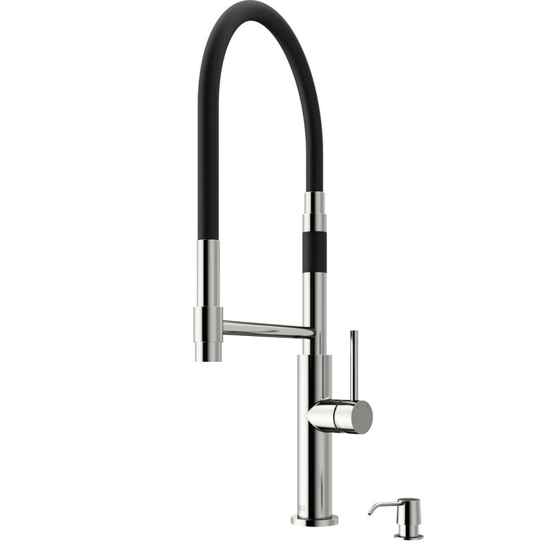 Norwood Single-Handle Pull-Down Sprayer Kitchen Faucet in Stainless Steel Norwood Single-Handle Pull-Down Sprayer Kitchen Faucet in Stainless Steel