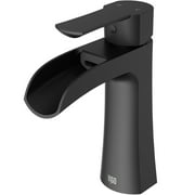 VIGO Paloma Single Handle Single-Hole Bathroom Faucet in Matte Black