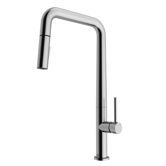 VIGO Parsons Single Handle Pull-Down Sprayer Kitchen Faucet in Stainless Steel