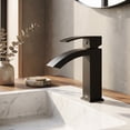 thumbnail image 1 of VIGO Satro Single Handle Single-Hole Bathroom Faucet in Matte Black, 1 of 13