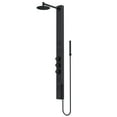 thumbnail image 1 of VIGO Sutton 58 in. H x 4 in. W 4-Jet Shower Panel System with Adjustable Round Head and Hand Shower Wand in Matte Black, 1 of 12
