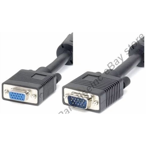 VIGOR- 10Ft Svga/Vga Male-Female Extension Monitor/Video/Hdtv Cable/Cord/Wire{4Xshield