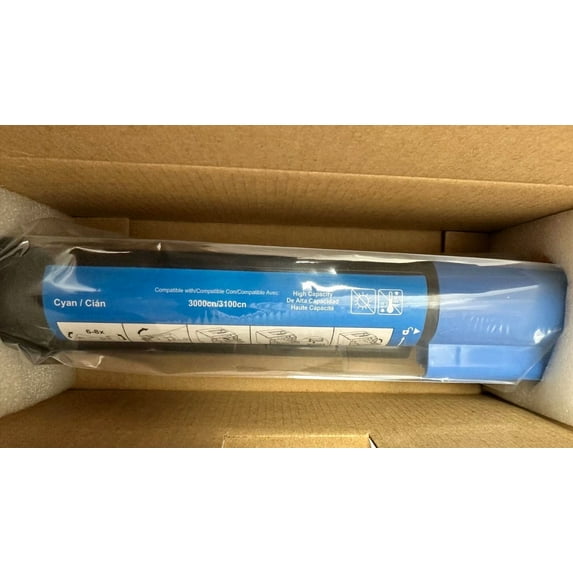 VIGOR- 1Pk Cyan Toner Cartridge For Dell 3000Cn 3100Cn