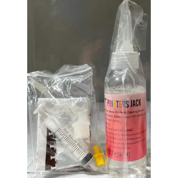 VIGOR- (2 Pack) Printers Jack Printhead Cleaning Solution Kit, 100Ml