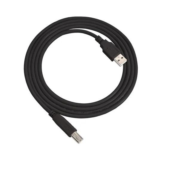 VIGOR- 2 X Black 6Ft Usb 2.0 A Male To B Male 28/26 Awg Printer Cable