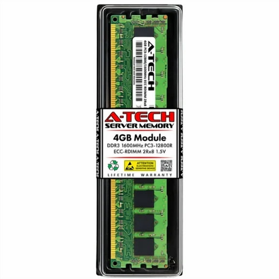 VIGOR- 4Gb Ddr3 Ecc Rdimm Micron Mt18Jsf51272Pdz-1G6M1 Equivalent Server Memory Ram 1X
