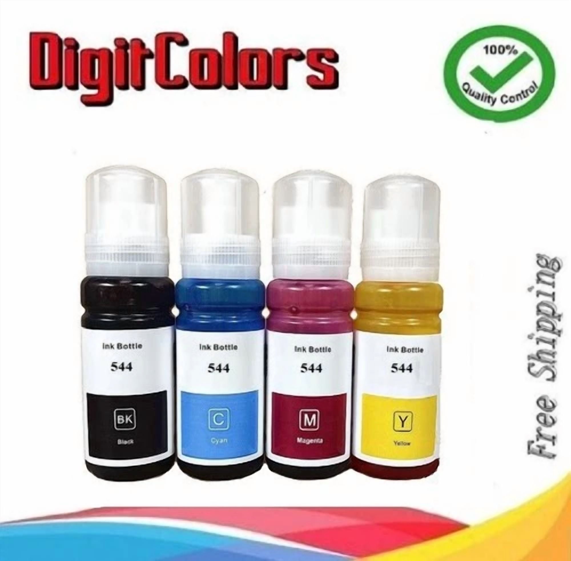 VIGOR- 544 T544 Refill Ink Eco-Tank For L3158 L3101 L3111 L3151 L3110 ...