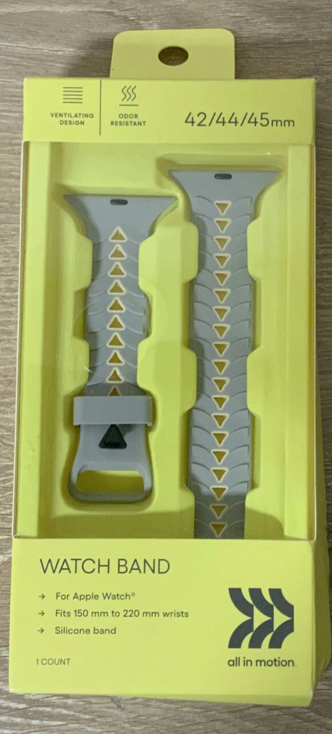 VIGOR- ?? All In Motion Apple Watch Band 42/44/45 Mm - Functional Grey New