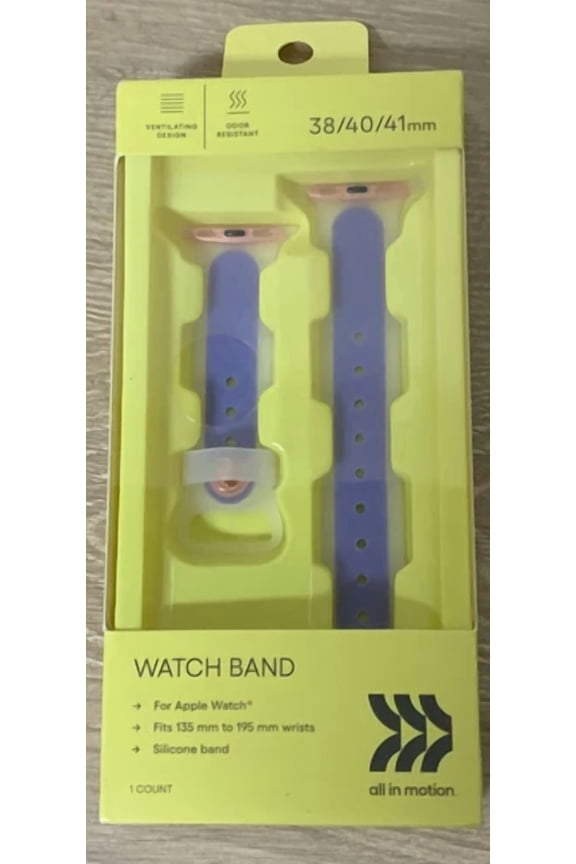 - ?? All In Motion Watch Silicone Band 38/40/41Mm - Periwinkle Envy New