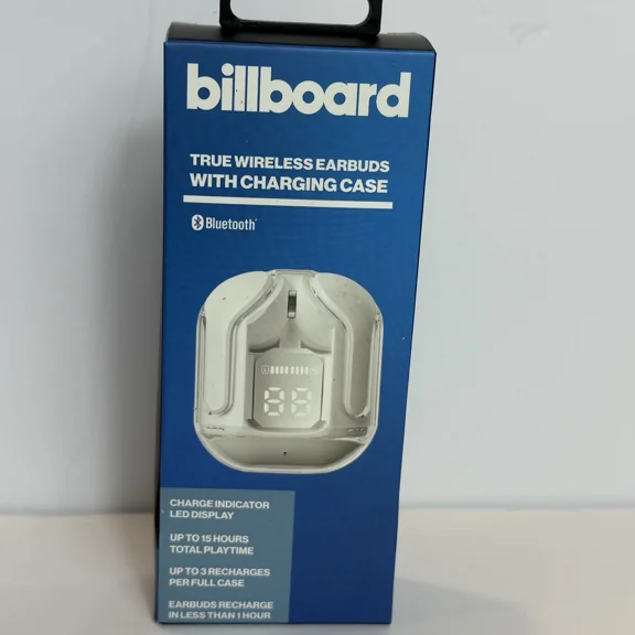 VIGOR- Billboard Wireless Headphones With Charging Case White