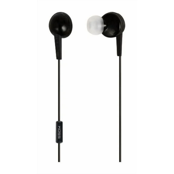 VIGOR- Black Earbud Headset Koss 187204 Keb6I In-Ear Headphones