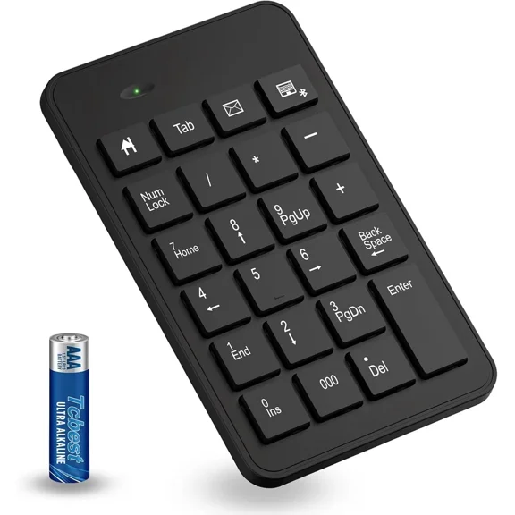 VIGOR- Bluetooth Number Pad With Battery 23 Keys Wireless Numeric Keypad Upgraded