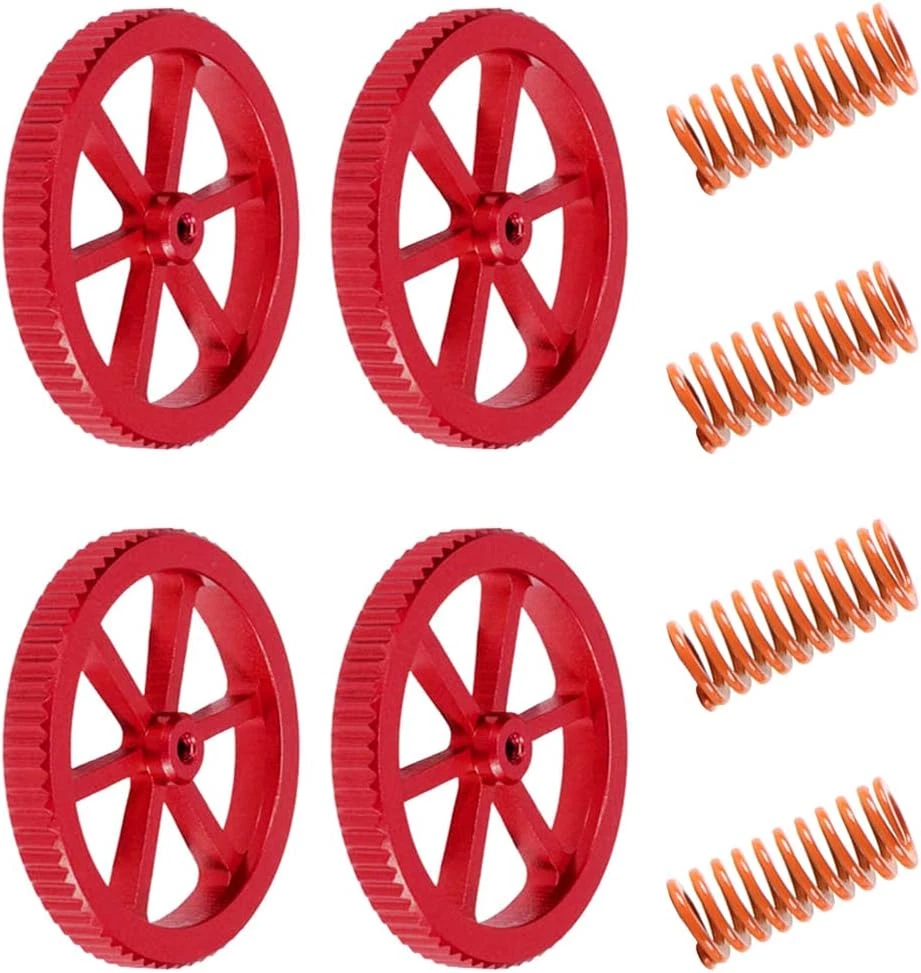 Official Creality Metal Leveling Nuts & Springs - 20mm Die Springs & 0.4mm Nozzles Kit For Ender 3, Ender 5, CR-10 3D Printers