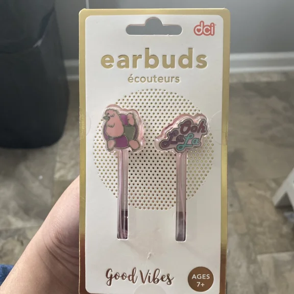 VIGOR- Dci Poodles/Ooh La La Ear Buds New In Box