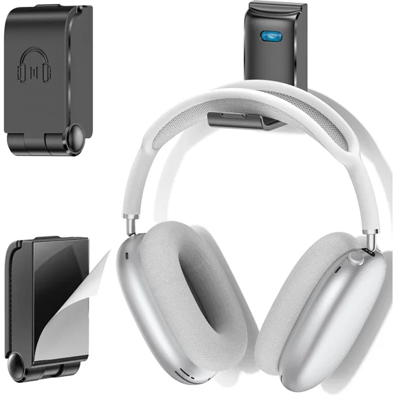 VIGOR- Headphone Stand, Wall Mount Headset Hanger, Gaming Headphone Holder Hook Clip, F