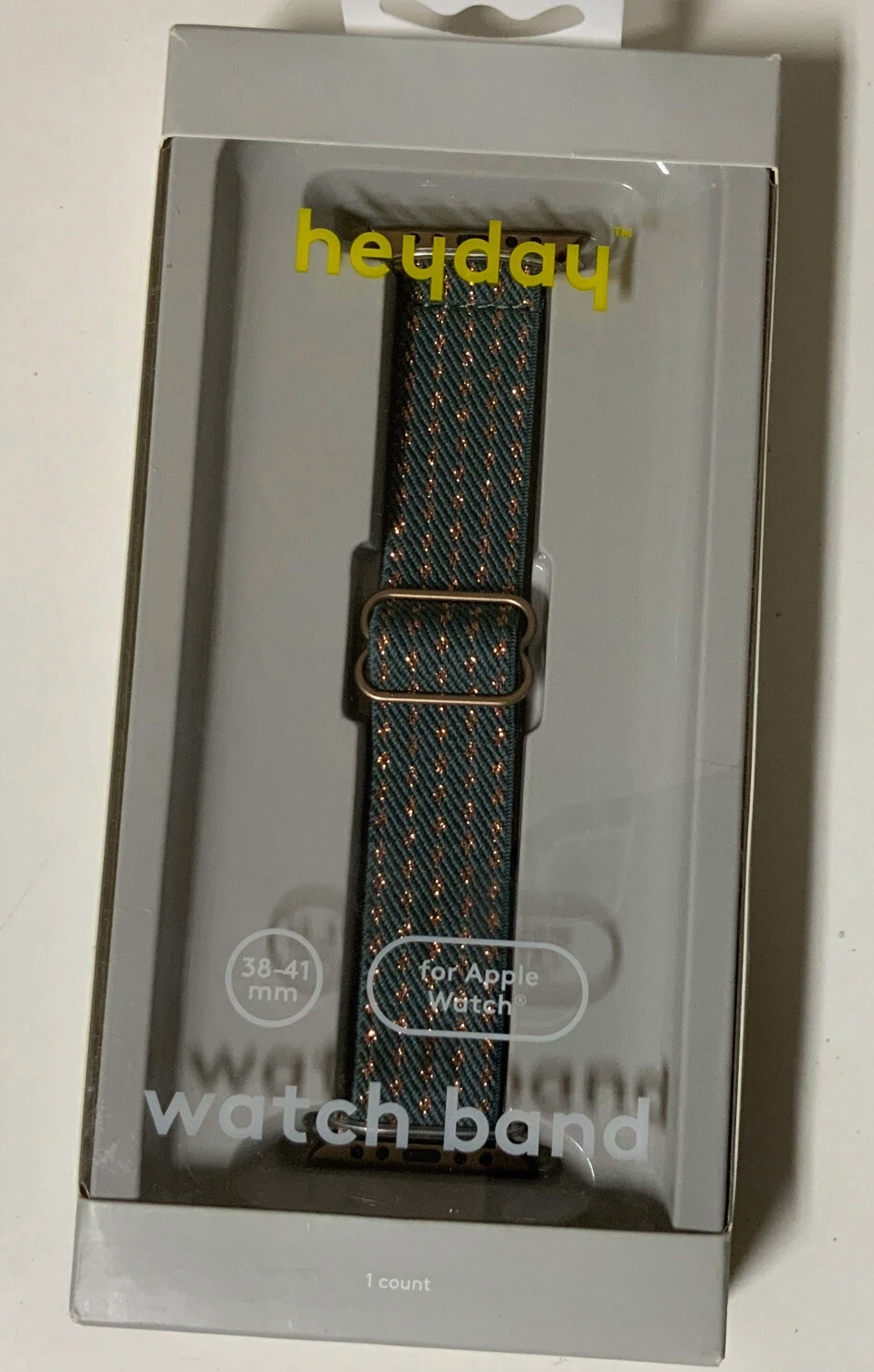 VIGOR- ?? Heyday Knit Watch Band For Apple Watch 38/41Mm - Night Gray/Gold Dots ??
