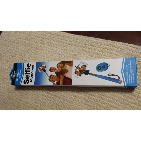 VIGOR- Icover Selfie Stick W Bluetooh Remote 40" Inch Extendabl Monopod (Green Or Blue)