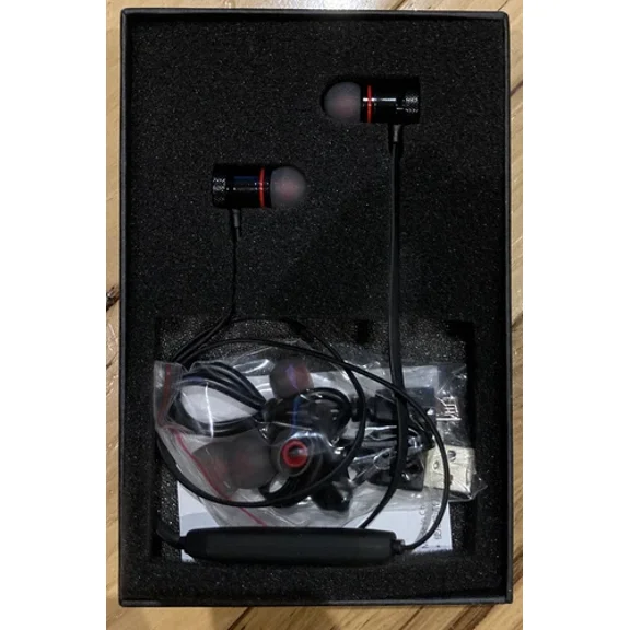 VIGOR- Inopera Bluetooth Headphones Neckband Earphones Noise Canceling Gym Black