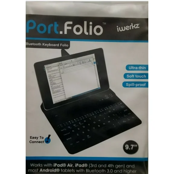VIGOR- Iwerkz Port.Folio Bluetooth Keyboard Folio