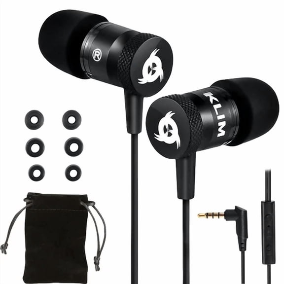VIGOR- Klim Fusion In Ear Headphones - Black