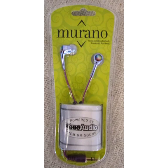 VIGOR- Kono Audio Murano Earbuds - Purple Magenta New Headphones