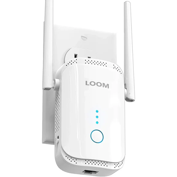 VIGOR- Loom Wifi Extender Signal Booster Up To 2640Sq.Ft- Newest Generation 2021 Rel...