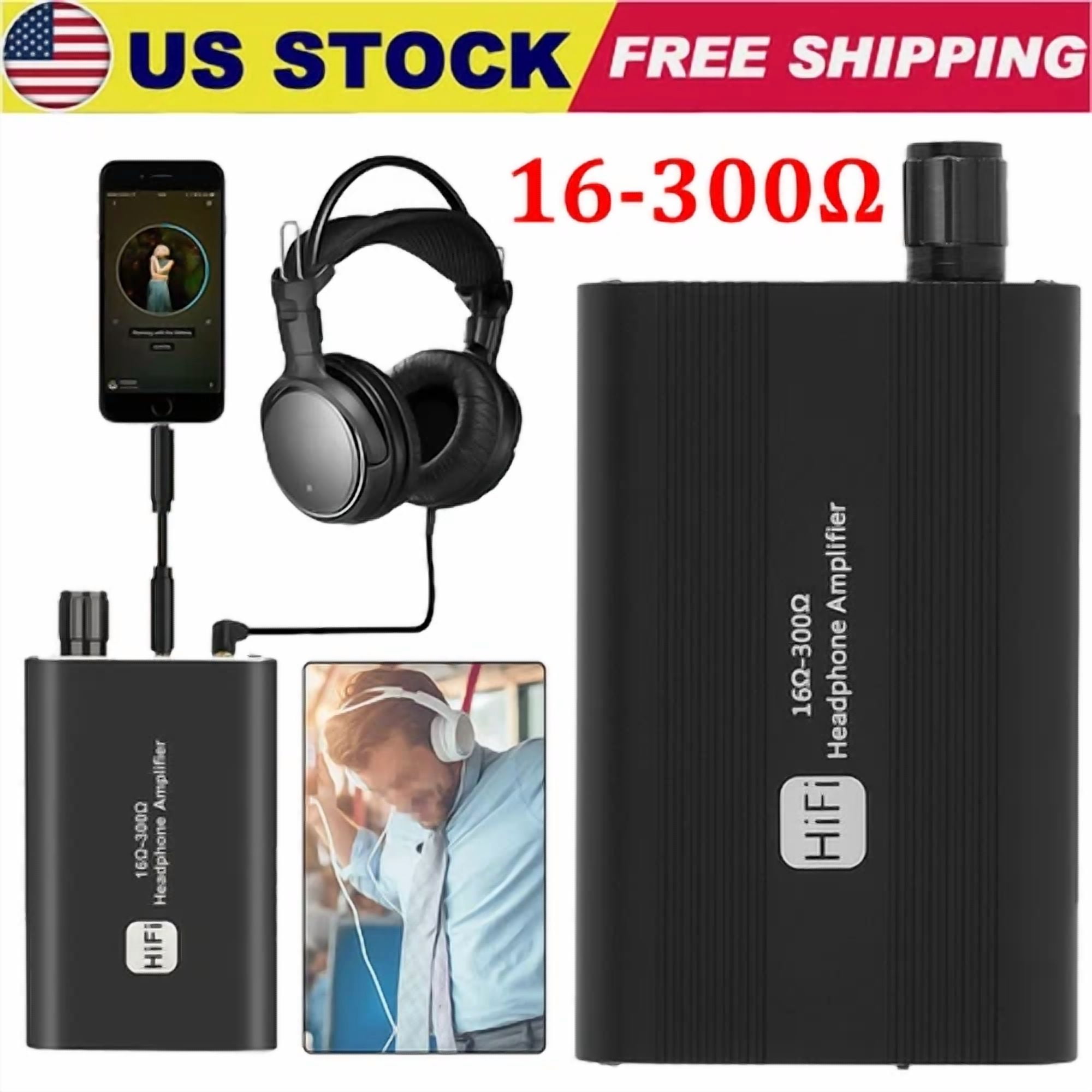 VIGOR- Mini Hifi Headphone Amplifier Portable Earphone Amp 3.5Mm With Audio Usb Cable