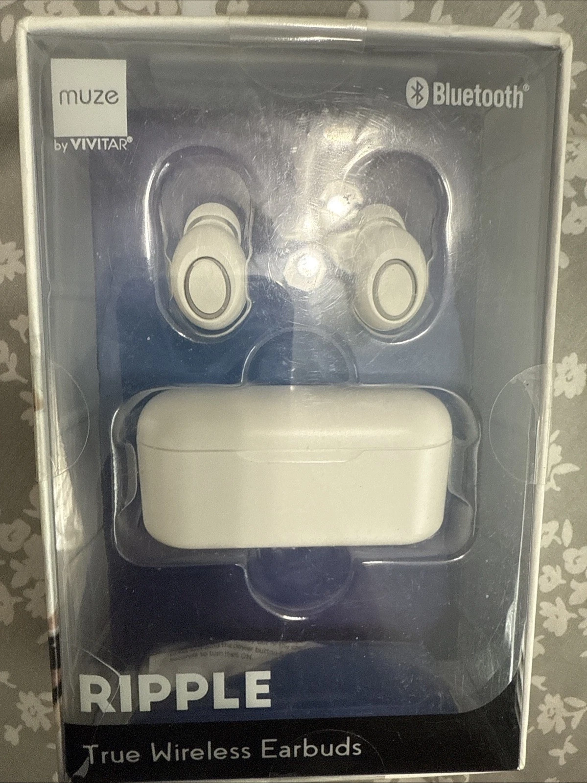 VIGOR- Muze By Vivitar Ripple True Wireless Earbuds With Charging Case - White