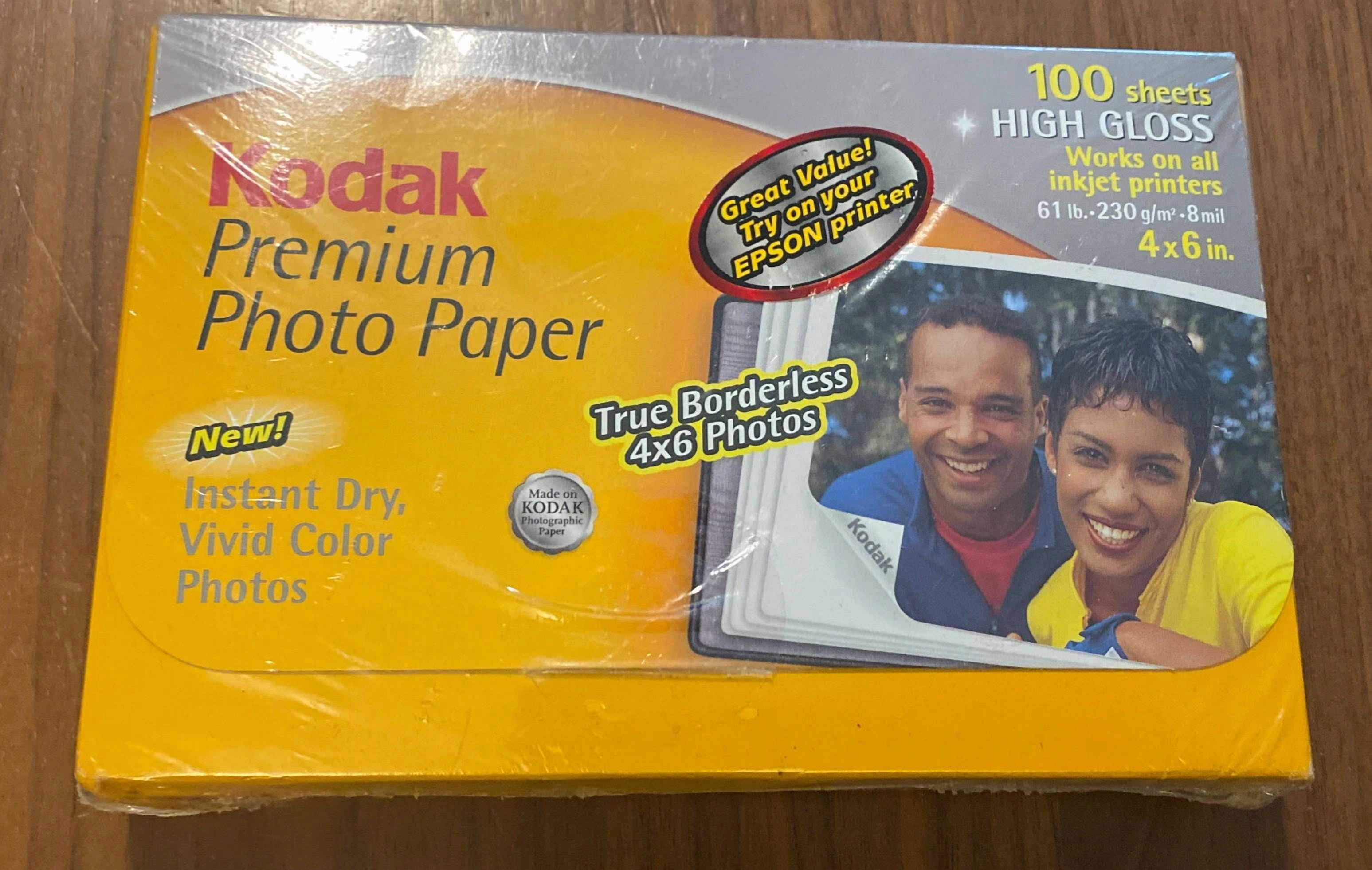 Kodak Premium High Gloss Picture Paper – Works With Any Inkjet Printer!