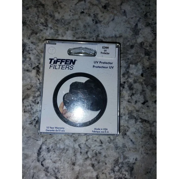 VIGOR- *New* Tiffen 62Mm Uv Glass Lens Filter 62 Mm Safety Glass Protector Protection