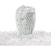 VIGOR PATH 50,000 Small Water Gel Beads - Floating Pearls - Water Absorbent Beads Decorative Vase Fillers for Weddings, Floating Candle & Parties Clear