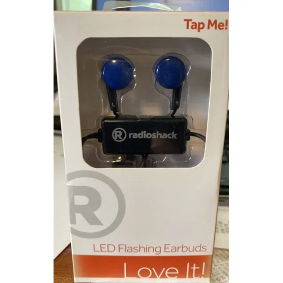 VIGOR- Radioshack 6301319 Led Red Flashing Earbuds