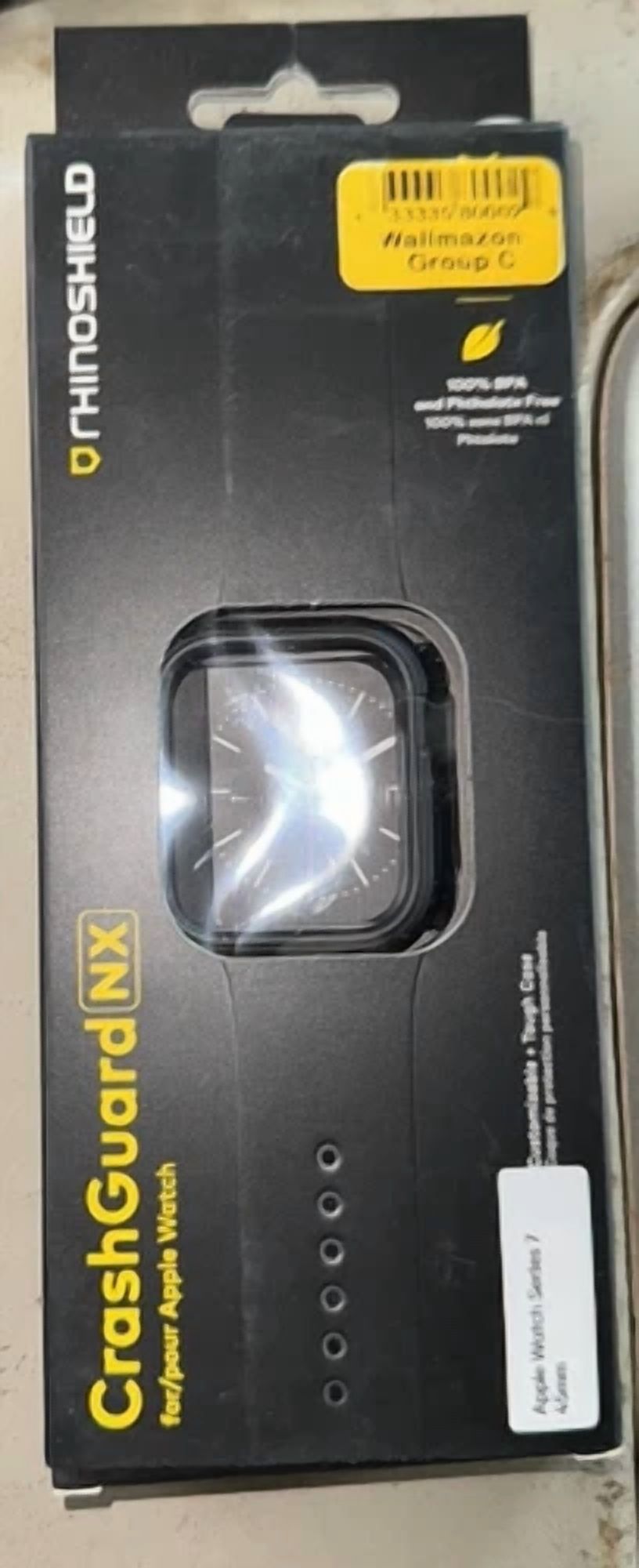 VIGOR- Rhinoshield Crashguard Nx Apple Watch Series 7 45Mm Black