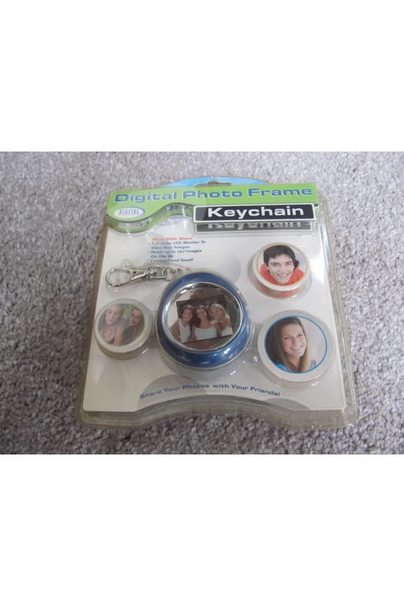 - Sakar Digital Photo Frame Keychain #12690 1.5" Color Lcd Holds 107 Images