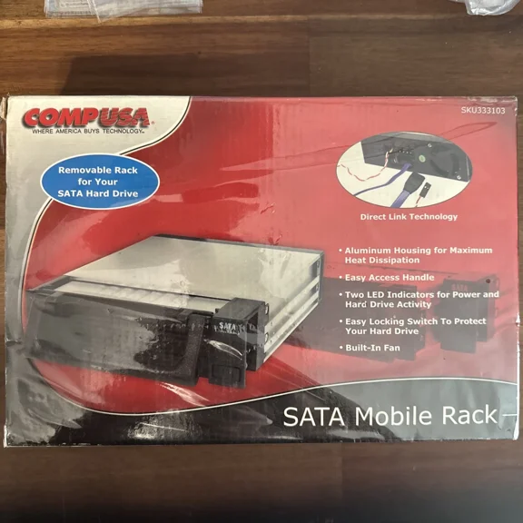 VIGOR- Sata Mobile Rack Compusa Sealed Sku333103