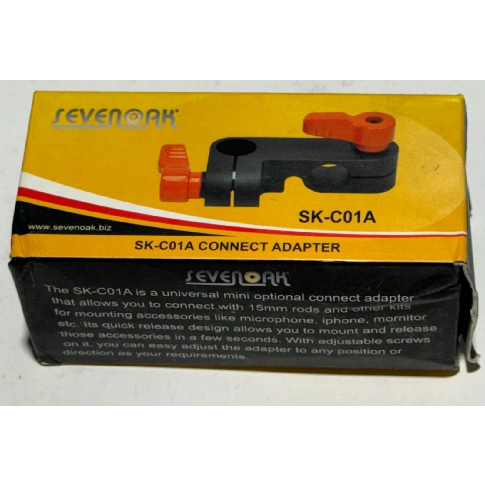 VIGOR- Sevenoak Sk-C01A Connect Adapter For Rigs W/15Mm Tubing