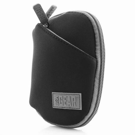 VIGOR- Small Multi-Purpose Travel Pouch With Zipper & Storage Pockets + Cleaning Cloth