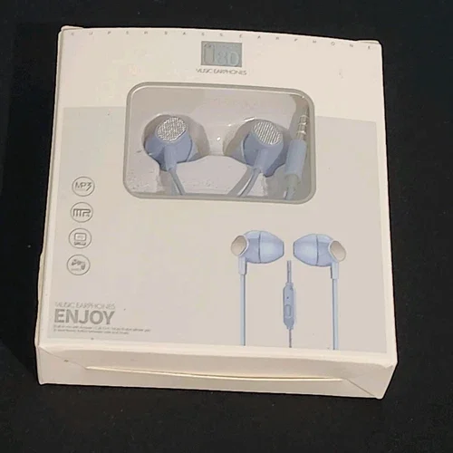 VIGOR- Super Bass U80 Music Earphones Wired In-Ear Headphones Mp3 Pc Enjoy Great Sound